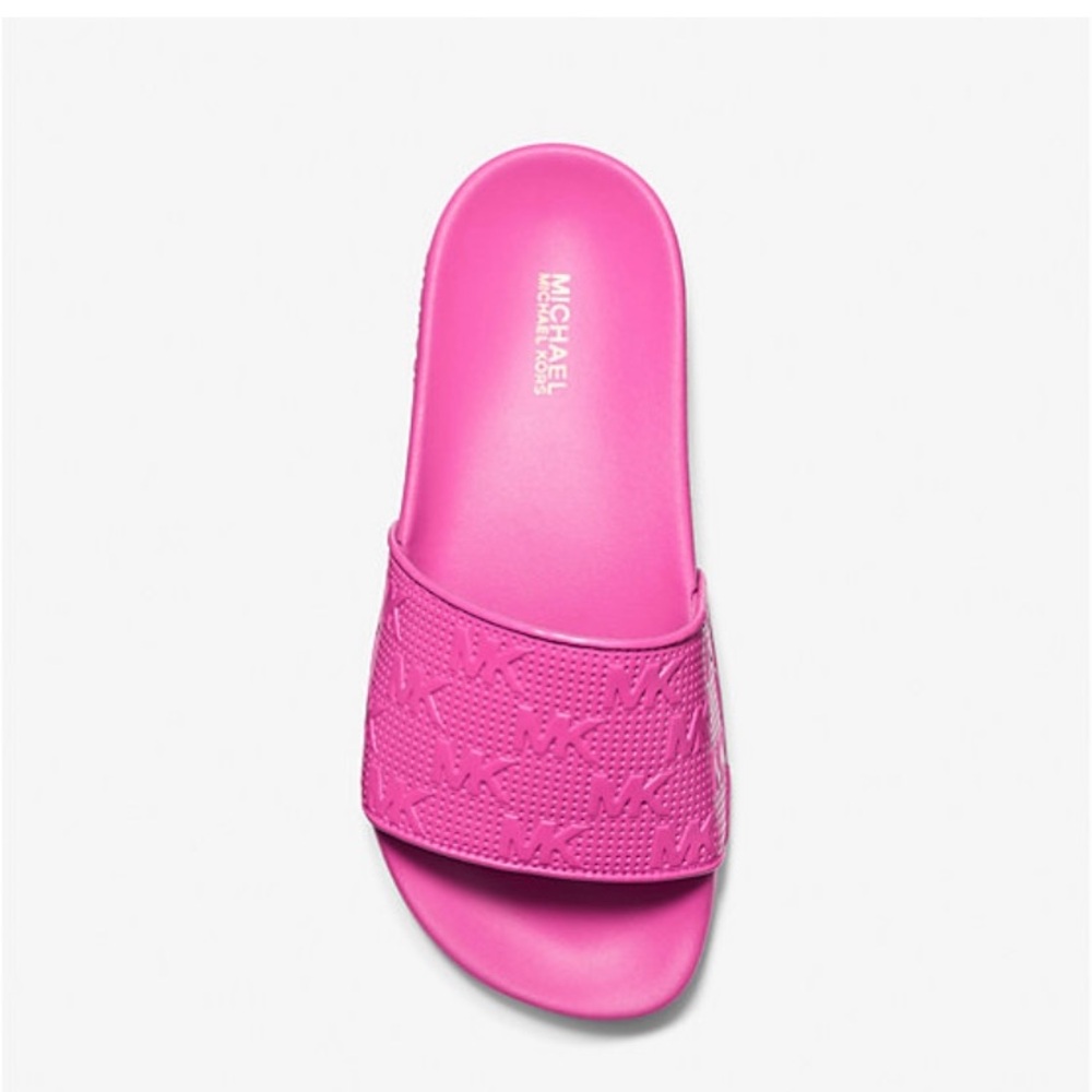 Michael Kors hot pink slides